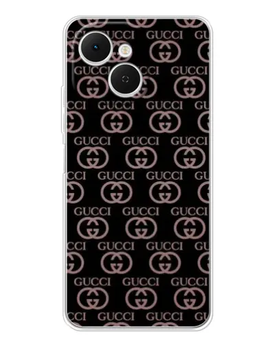 Чехол для TECNO Spark 40C с картинкой «Классическая монограмма Gucci» Чехол для TECNO Spark 40C с картинкой «Классическая монограмма Gucci»