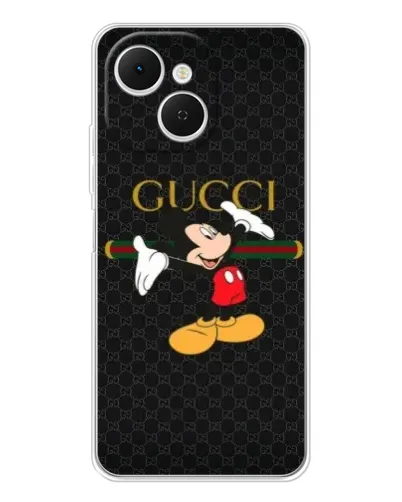 Чехол для TECNO Spark 40C с картинкой «Микки Маус Gucci» Чехол для TECNO Spark 40C с картинкой «Микки Маус Gucci»
