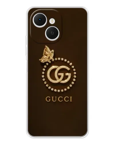 Чехол для TECNO Spark 40C с картинкой «Gucci — золотая бабочка» Чехол для TECNO Spark 40C с картинкой «Gucci — золотая бабочка»