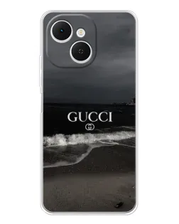 Чехол для TECNO Spark 40C с картинкой «Gucci — морской прибой»