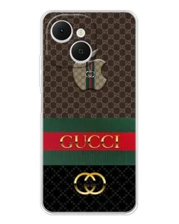 Чехол для TECNO Spark 40C с картинкой «Gucci — брендированный десерт»