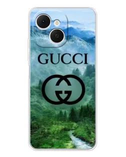 Чехол для TECNO Spark 40C с картинкой «Gucci — горный пейзаж»