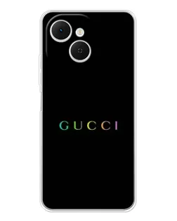 Чохол для TECNO Spark 40C з картинкою «Gucci — неоновий мінімалізм»