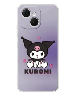 Чохол для TECNO Spark 40C з картинкою «Kuromi — фіолетовий арт» Чохол для TECNO Spark 40C з картинкою «Kuromi — фіолетовий арт»