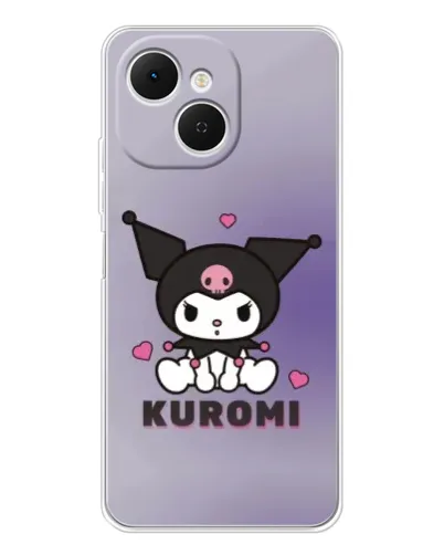Чохол для TECNO Spark 40C з картинкою «Kuromi — фіолетовий арт» Чохол для TECNO Spark 40C з картинкою «Kuromi — фіолетовий арт»