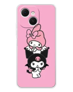 Чохол для TECNO Spark 40C з картинкою «My Melody та Kuromi» Чохол для TECNO Spark 40C з картинкою «My Melody та Kuromi»