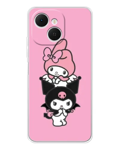 Чохол для TECNO Spark 40C з картинкою «My Melody та Kuromi» Чохол для TECNO Spark 40C з картинкою «My Melody та Kuromi»