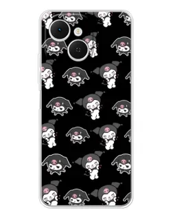 Чохол для TECNO Spark 40C з картинкою «Чорний паттерн Kuromi» Чохол для TECNO Spark 40C з картинкою «Чорний паттерн Kuromi»