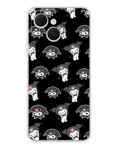 Чохол для TECNO Spark 40C з картинкою «Чорний паттерн Kuromi» Чохол для TECNO Spark 40C з картинкою «Чорний паттерн Kuromi»