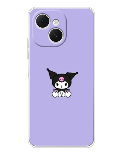 Чохол для TECNO Spark 40C з картинкою «Kuromi — фіолетовий мінімалізм» Чохол для TECNO Spark 40C з картинкою «Kuromi — фіолетовий мінімалізм»