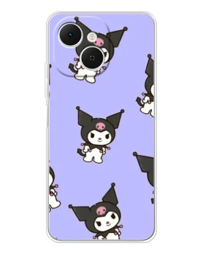 Чохол для TECNO Spark 40C з картинкою «Паттерн з Kuromi» Чохол для TECNO Spark 40C з картинкою «Паттерн з Kuromi»