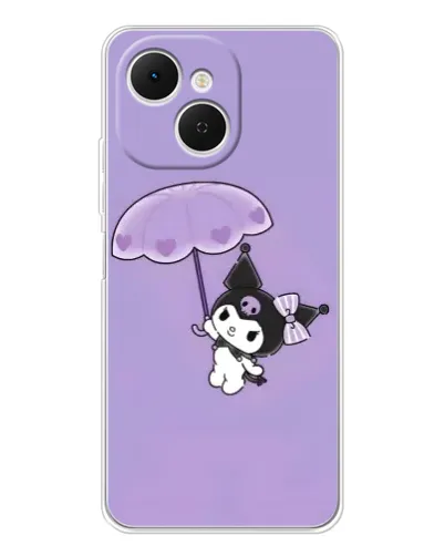 Чохол для TECNO Spark 40C з картинкою «Kuromi з парасолькою» Чохол для TECNO Spark 40C з картинкою «Kuromi з парасолькою»