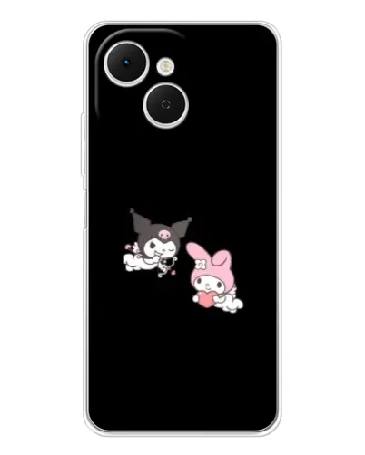 Чохол для TECNO Spark 40C з картинкою «My Melody та Kuromi» Чохол для TECNO Spark 40C з картинкою «My Melody та Kuromi»