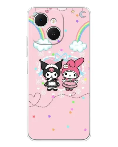 Чохол для TECNO Spark 40C з картинкою «My Melody та Kuromi» Чохол для TECNO Spark 40C з картинкою «My Melody та Kuromi»