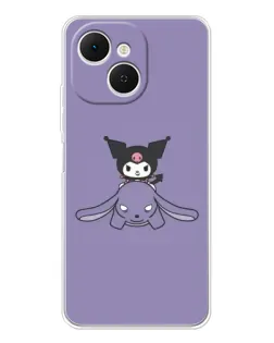 Чохол для TECNO Spark 40C з картинкою «Kuromi на ліловому фоні» Чохол для TECNO Spark 40C з картинкою «Kuromi на ліловому фоні»
