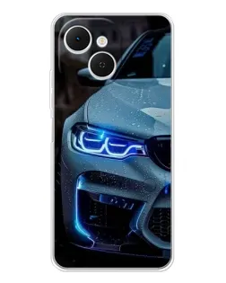 Чохол для TECNO Spark 40C з картинкою «Погляд BMW з синіми фарами» Чохол для TECNO Spark 40C з картинкою «Погляд BMW з синіми фарами»