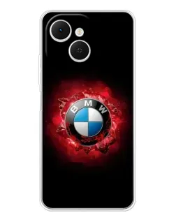 Чехол для TECNO Spark 40C с картинкой «Логотип BMW — вспышка»