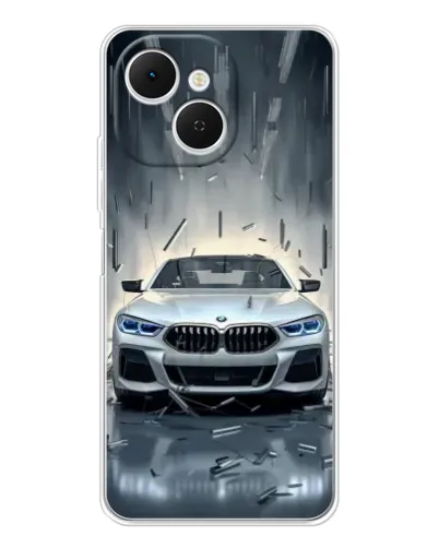 Чехол для TECNO Spark 40C с картинкой «BMW в свете фар»