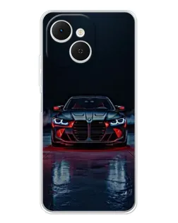 Чехол для TECNO Spark 40C с картинкой «BMW на мокрой дороге»