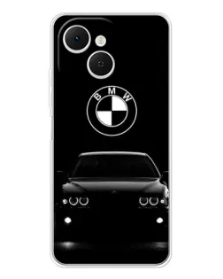 Чехол для TECNO Spark 40C с картинкой «BMW — взгляд из темноты»