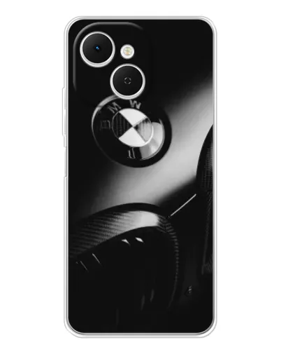 Чехол для TECNO Spark 40C с картинкой «Эмблема BMW — макро»