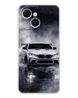 Чехол для TECNO Spark 40C с картинкой «BMW сквозь туман»