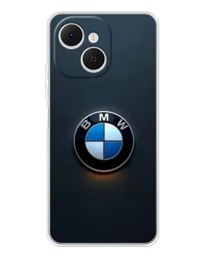 Чехол для TECNO Spark 40C с картинкой «Логотип BMW — минимализм»