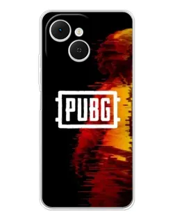 Чехол для TECNO Spark 40C с картинкой «Яркий логотип PUBG»