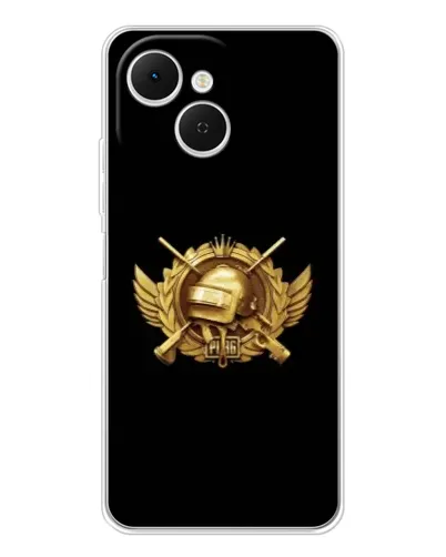 Чехол для TECNO Spark 40C с картинкой «PUBG — оранжевый градиент» Чехол для TECNO Spark 40C с картинкой «PUBG — оранжевый градиент»