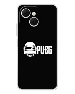 Чехол для TECNO Spark 40C с картинкой «PUBG — классический лого»