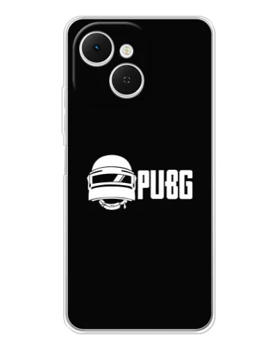 Чехол для TECNO Spark 40C с картинкой «PUBG — классический лого» Чехол для TECNO Spark 40C с картинкой «PUBG — классический лого»