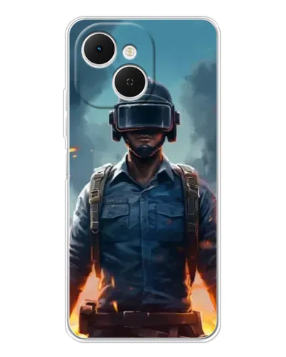 Чехол для TECNO Spark 40C с картинкой «PUBG — реалистичный герой» Чехол для TECNO Spark 40C с картинкой «PUBG — реалистичный герой»