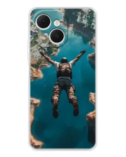 Чехол для TECNO Spark 40C с картинкой «PUBG — свободное падение»