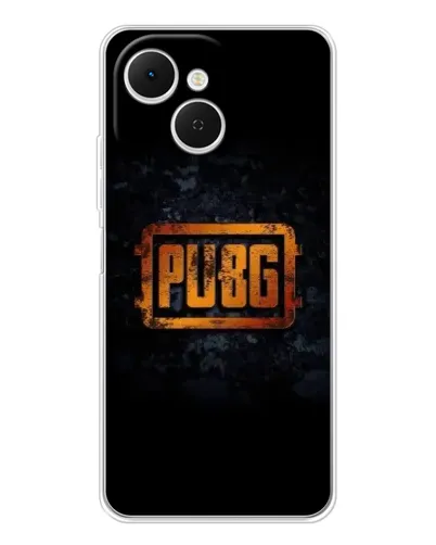 Чехол для TECNO Spark 40C с картинкой «PUBG — золотой логотип» Чехол для TECNO Spark 40C с картинкой «PUBG — золотой логотип»