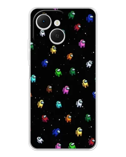 Чехол для TECNO Spark 40C с картинкой «Экипаж Among Us»