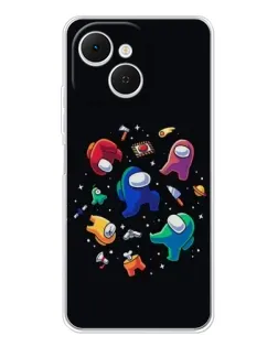 Чехол для TECNO Spark 40C с картинкой «Among Us космос»