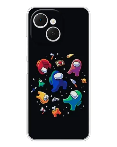 Чехол для TECNO Spark 40C с картинкой «Among Us космос»