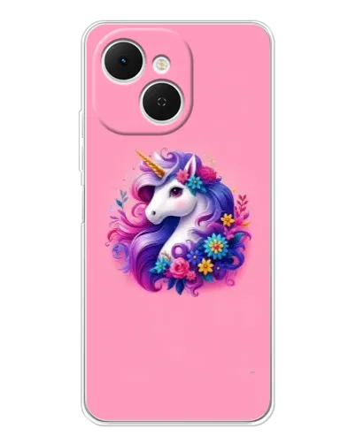 Чехол для TECNO Spark 40C с картинкой «Сказочный единорог»