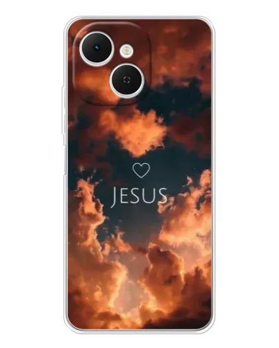 Чехол для TECNO Spark 40C с картинкой «Сияние Имени Jesus» Чехол для TECNO Spark 40C с картинкой «Сияние Имени Jesus»