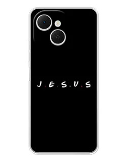 Чехол для TECNO Spark 40C с картинкой «Точки веры J.E.S.U.S.»