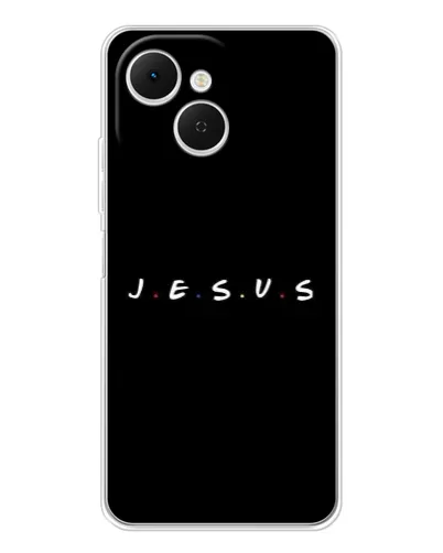 Чехол для TECNO Spark 40C с картинкой «Точки веры J.E.S.U.S.» Чехол для TECNO Spark 40C с картинкой «Точки веры J.E.S.U.S.»