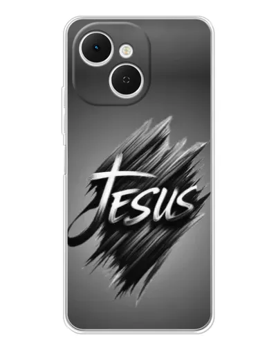 Чехол для TECNO Spark 40C с картинкой «Надпись Jesus Graffiti» Чехол для TECNO Spark 40C с картинкой «Надпись Jesus Graffiti»