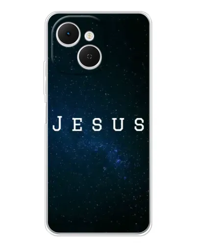 Чехол для TECNO Spark 40C с картинкой «Звездное небо Jesus» Чехол для TECNO Spark 40C с картинкой «Звездное небо Jesus»