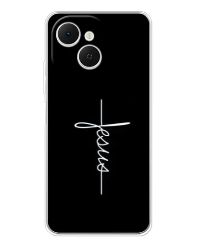 Чехол для TECNO Spark 40C с картинкой «Тонкая линия веры» Чехол для TECNO Spark 40C с картинкой «Тонкая линия веры»
