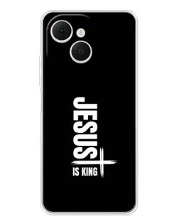 Чехол для TECNO Spark 40C с картинкой «Вертикаль веры Jesus»