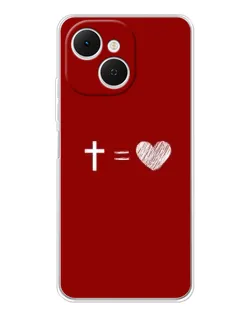 Чохол для TECNO Spark 40C з картинкою «Рівняння любові»
