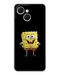Чехол для TECNO Spark 40C с картинкой «Классический Губка Боб»