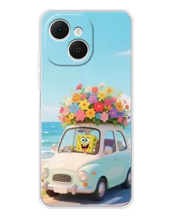 Чехол для TECNO Spark 40C с картинкой «Автомобильное путешествие»