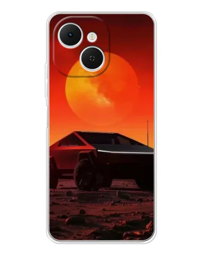 Чохол для TECNO Spark 40C з картинкою «Cybertruck на Марсі»