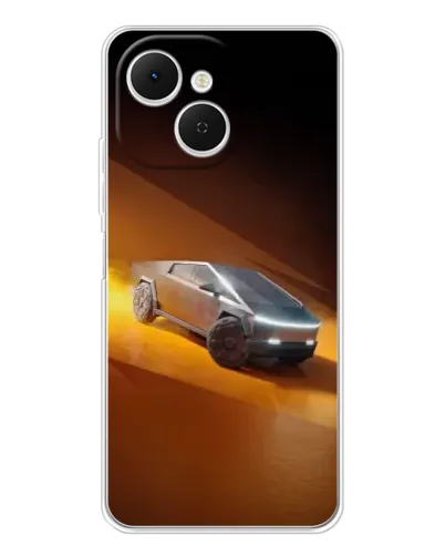 Чохол для TECNO Spark 40C з картинкою «Cybertruck у пустелі»